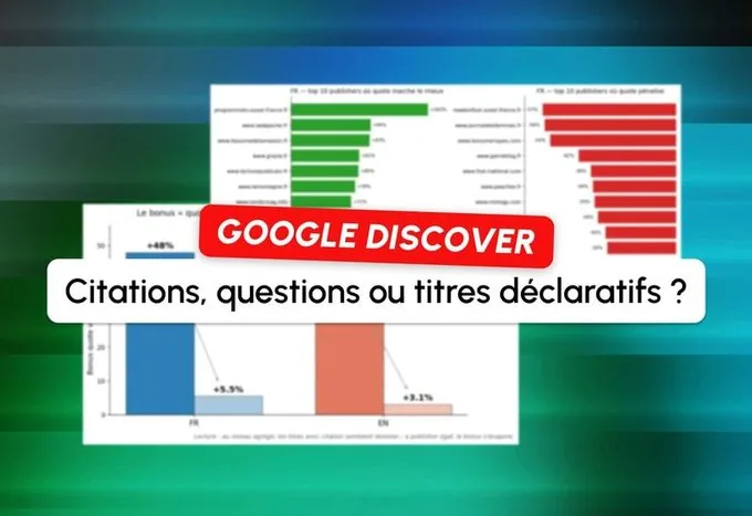 Quand la data nous ment : citations, questions ou titres déclaratifs pour Discover ?