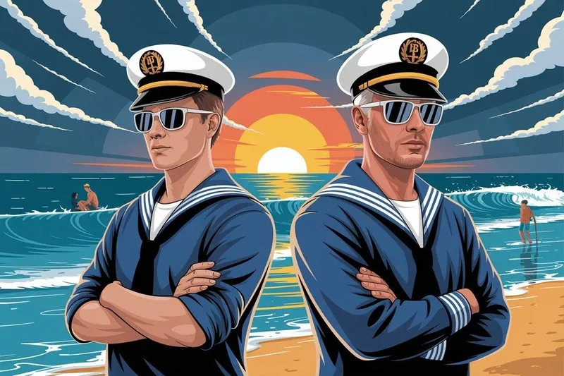 Les experts à la plage